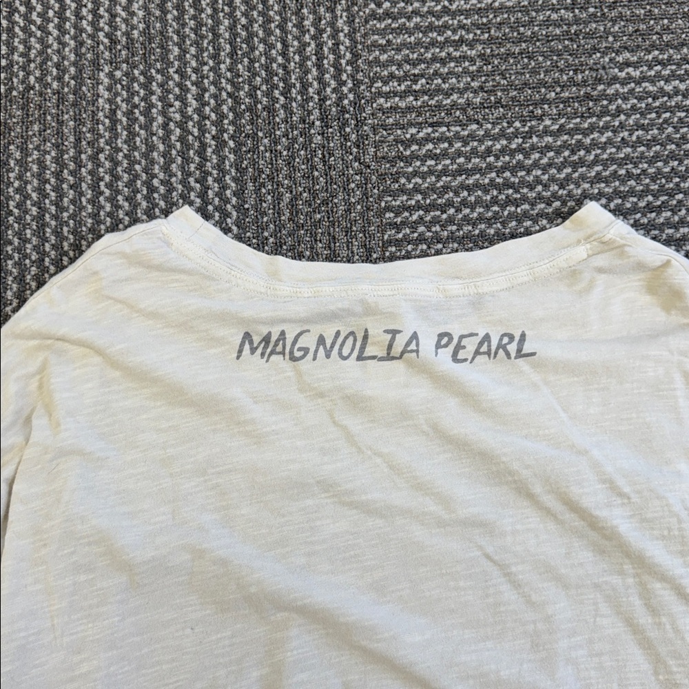 Magnolia Pearl Oversized Hi Lo Bold Star Francis Pullover Cotton Jersey Tee, OS - Picture 7 of 7